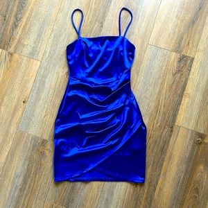 Fitted slip on cocktail dress